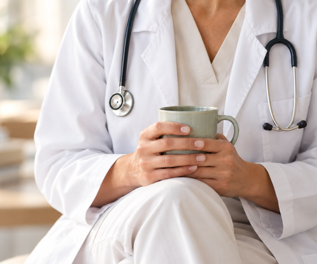 <p>Healthcare professionals receive a complimentary yoga therapy session.</p>